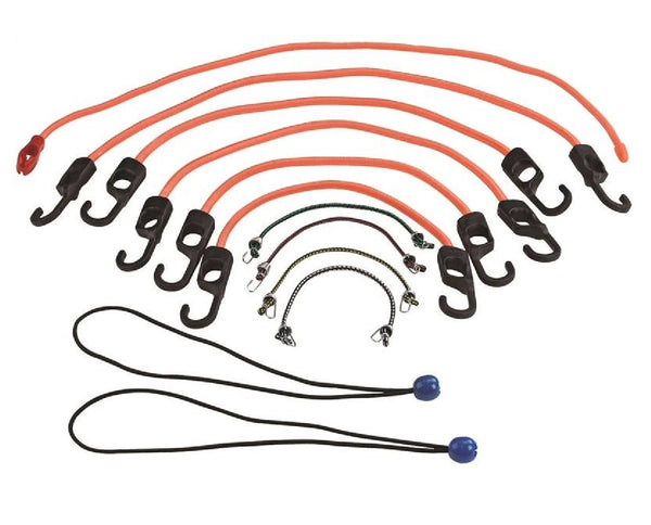 ProSource FH4035 Bungee Stretch Cord Assortment, 12 Piece
