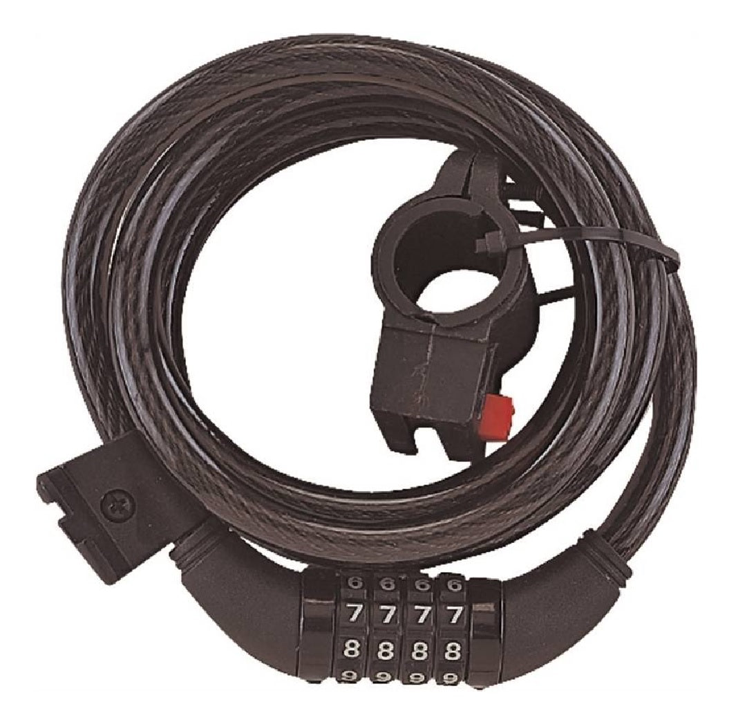 ProSource HD-PWR723-3L Combination Barrel Cable Locks, Black