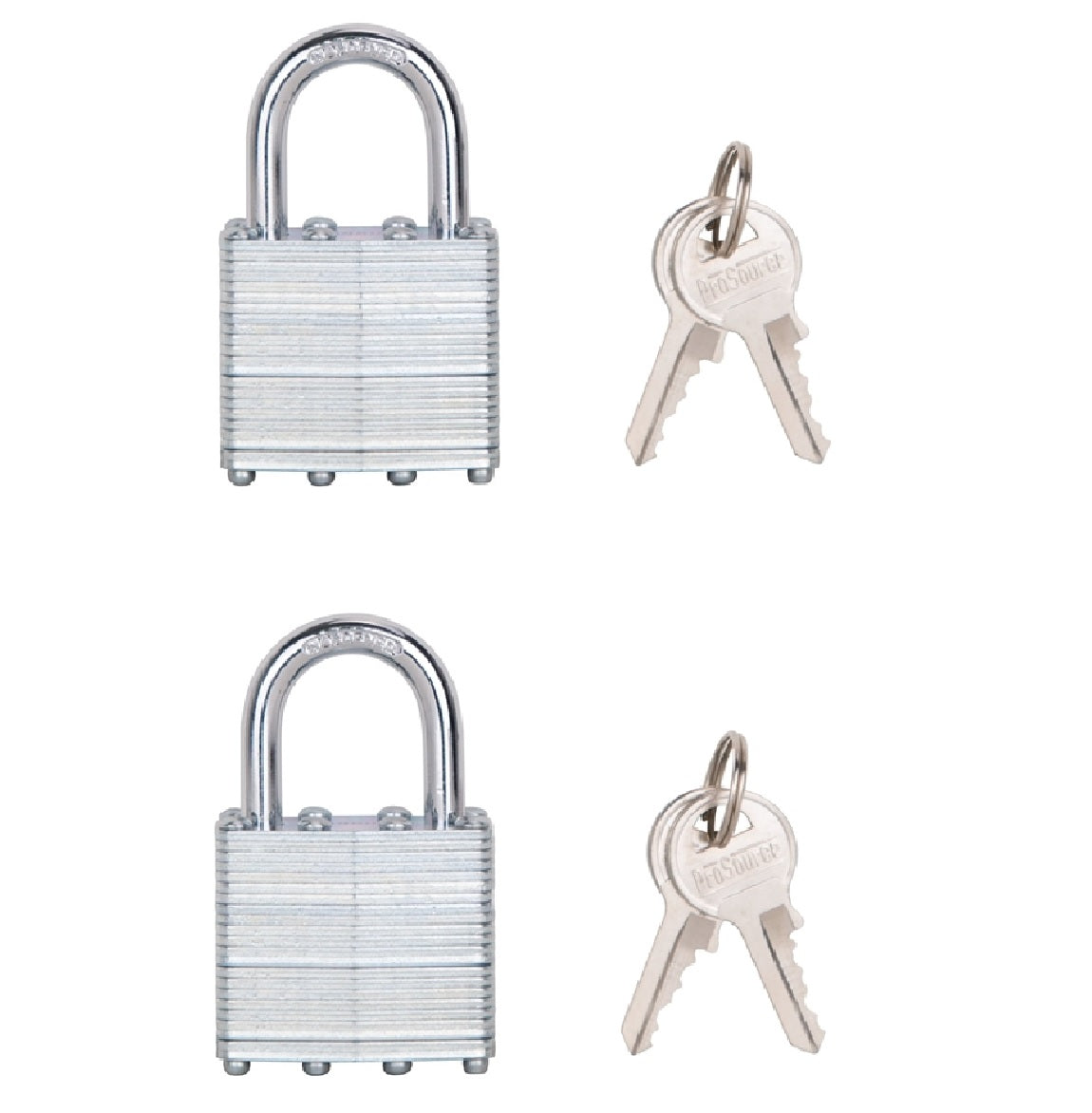 ProSource HD00012-D-3L Laminated Padlock, Steel