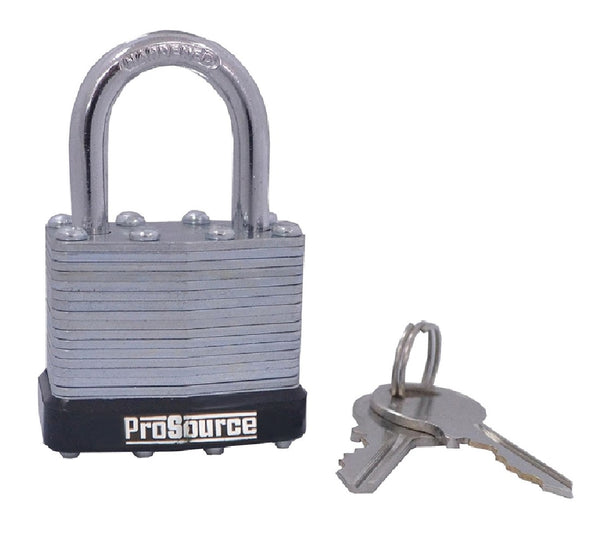 ProSource HD00034-3L Padlock With Bumper, 1-1/2 Inch