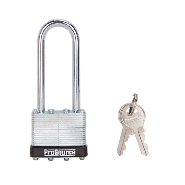 ProSource HD00040L-3L Padlock, Laminated/Nickel