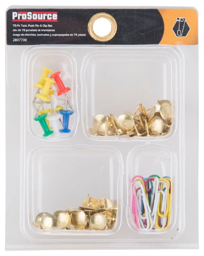 ProSource JL82110 Pushpin Tack & Clip Set
