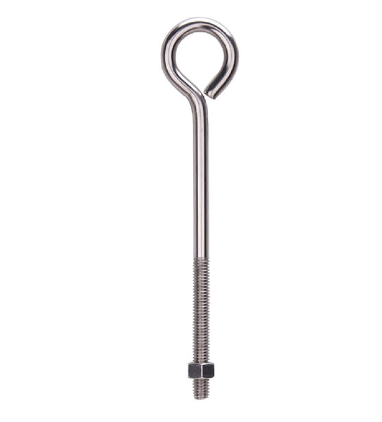 ProSource LR300 Eye Bolt With Nut, Stailess Steel
