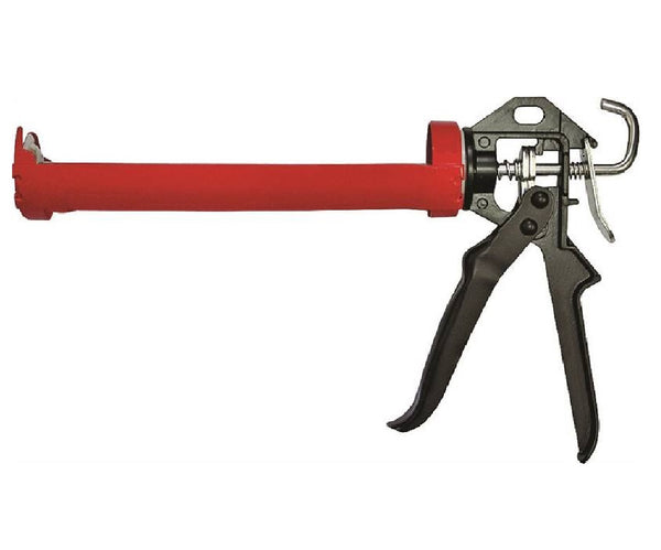ProSource SJ0051 Caulking Gun with Smooth Rod, Red With Black