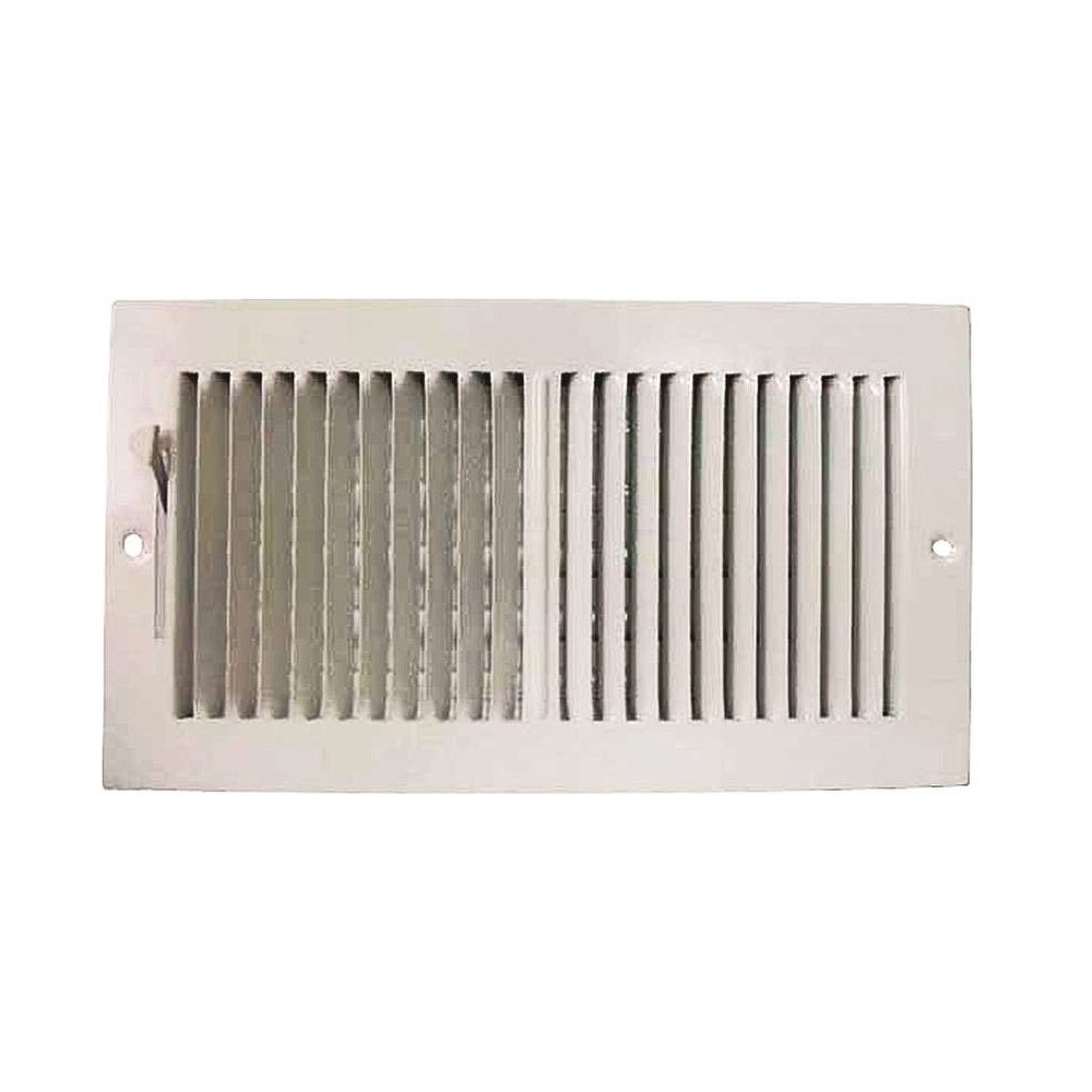 ProSource SW02-12X6 Sidewall Register, Steel, White