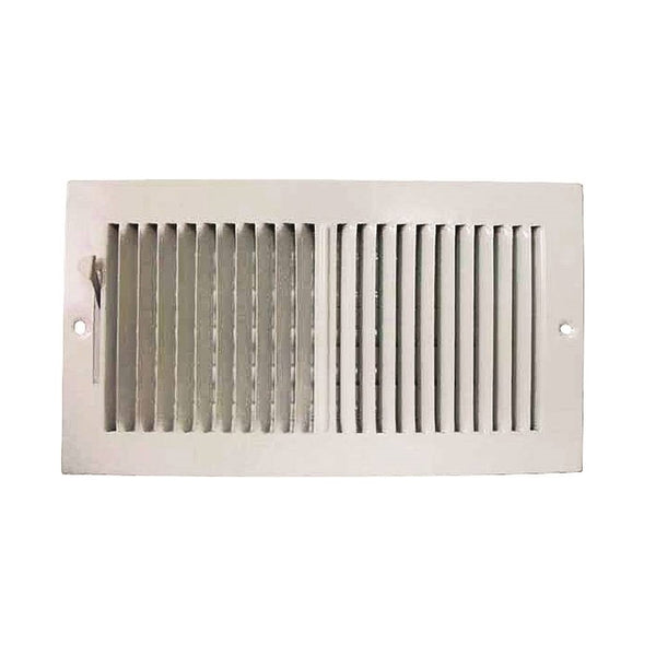 ProSource SW02-12X6 Sidewall Register, Steel, White