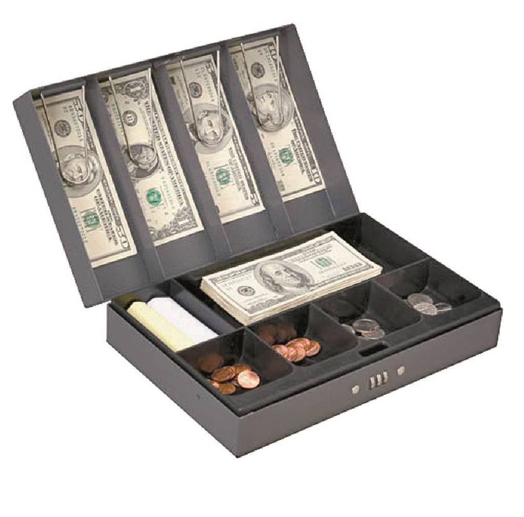 ProSource TS811 Cash Box With Combination Lock, Steel
