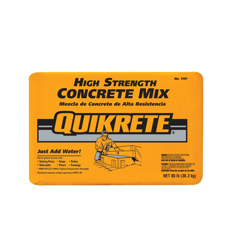 Quikrete 110180PLT Concrete Mix, 80 Lbs Toolbox Supply