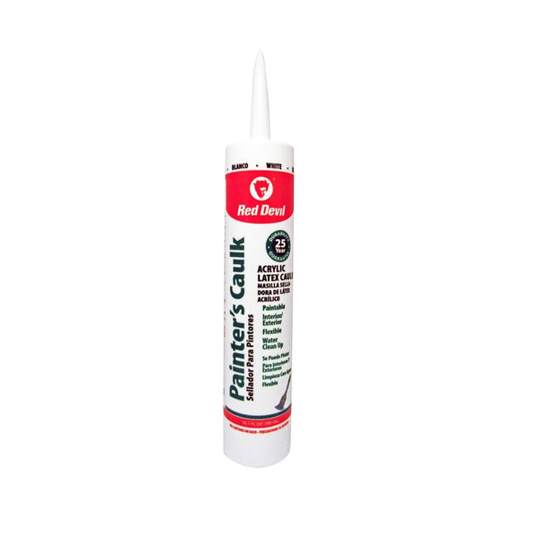 Red Devil 0746 Painters Caulk, 10.1 Oz, White