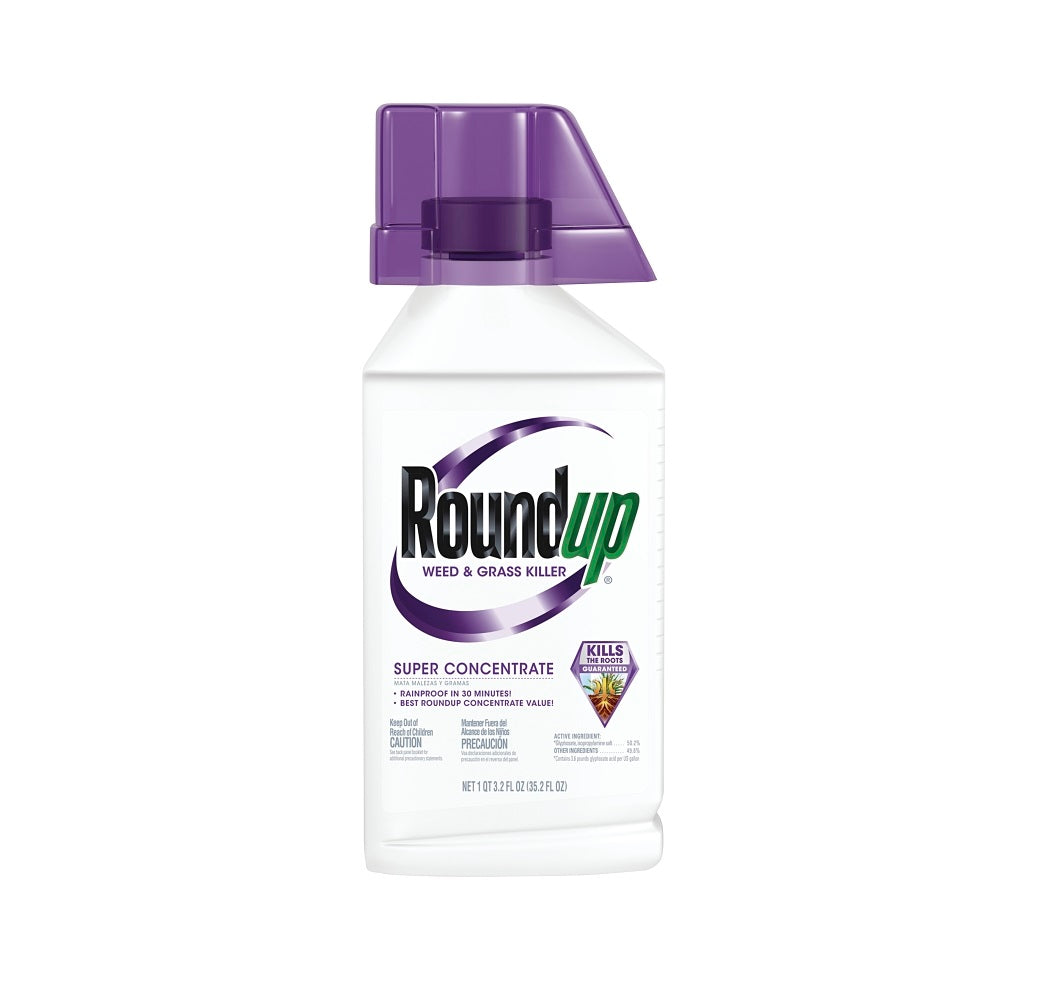 Roundup 5100006 Weed and Grass Killer Super Concentrate, 32 Ounce