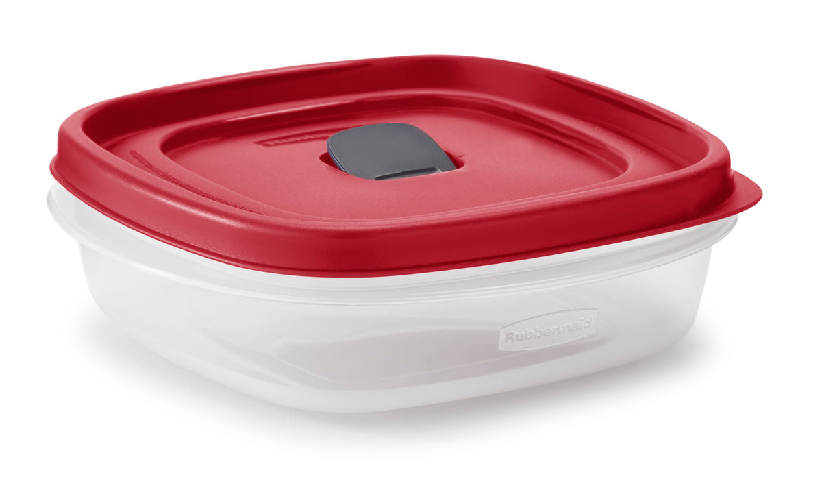 Rubbermaid 2030328 Food Storage Container, 3 Cup, Clear Base