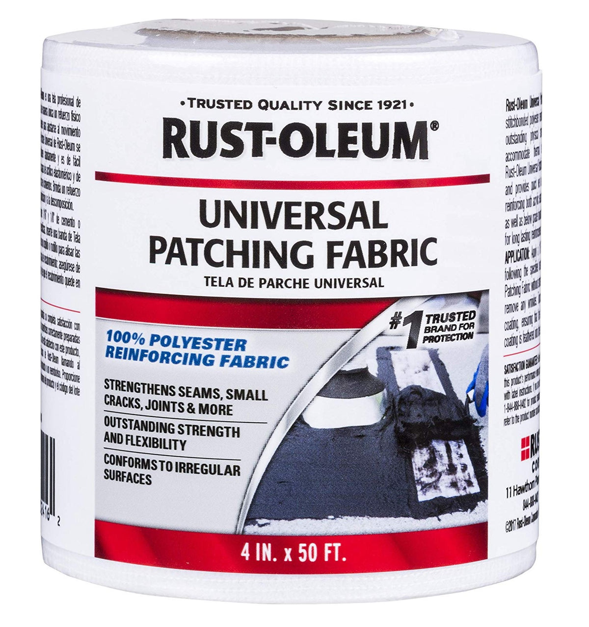 Rust-Oleum 301948 Universal Patching Fabric, White