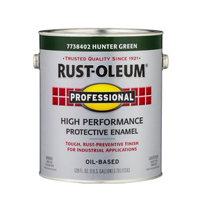 Rust-Oleum 7738402 Professional High Performance Protective Enamel, Hunter Green, 1 Gallon