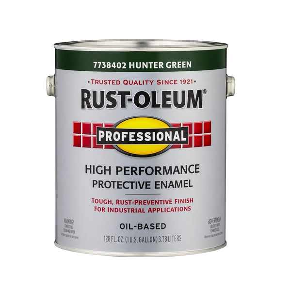 Rust-Oleum 7738402 Professional High Performance Protective Enamel, Hunter Green, 1 Gallon