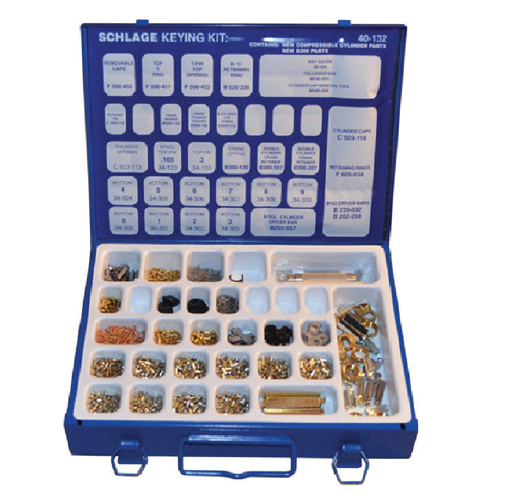 Schlage 40-132 Retail Keying Kit with Seal-Tight Metal