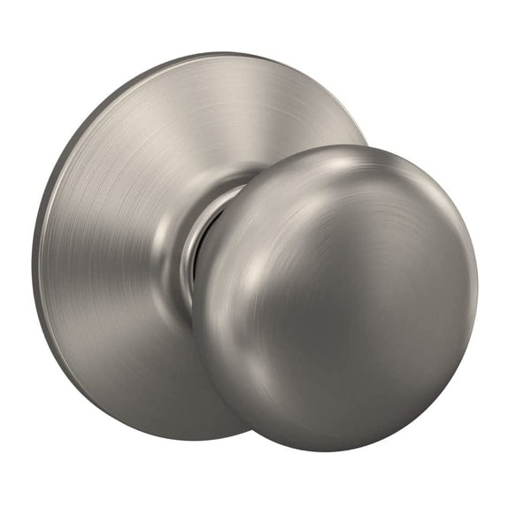 Schlage F10 PLY 619 Plymouth Passage Door Knob, Satin Nickel