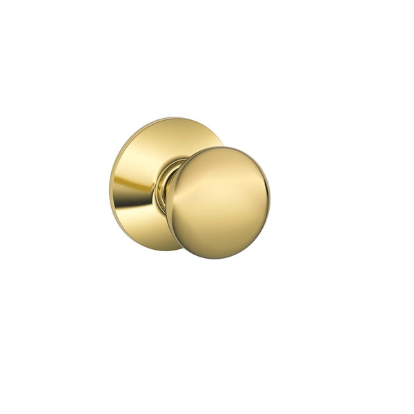 Schlage F10V-PLY-605 Plymouth Design Passage Lockset, Bright Brass