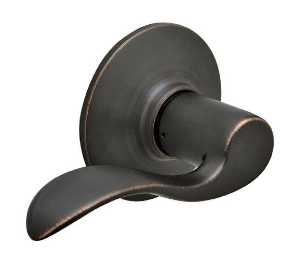 Schlage F10VACC716 Accent Design Passage Lever Lockset, Aged Bronze