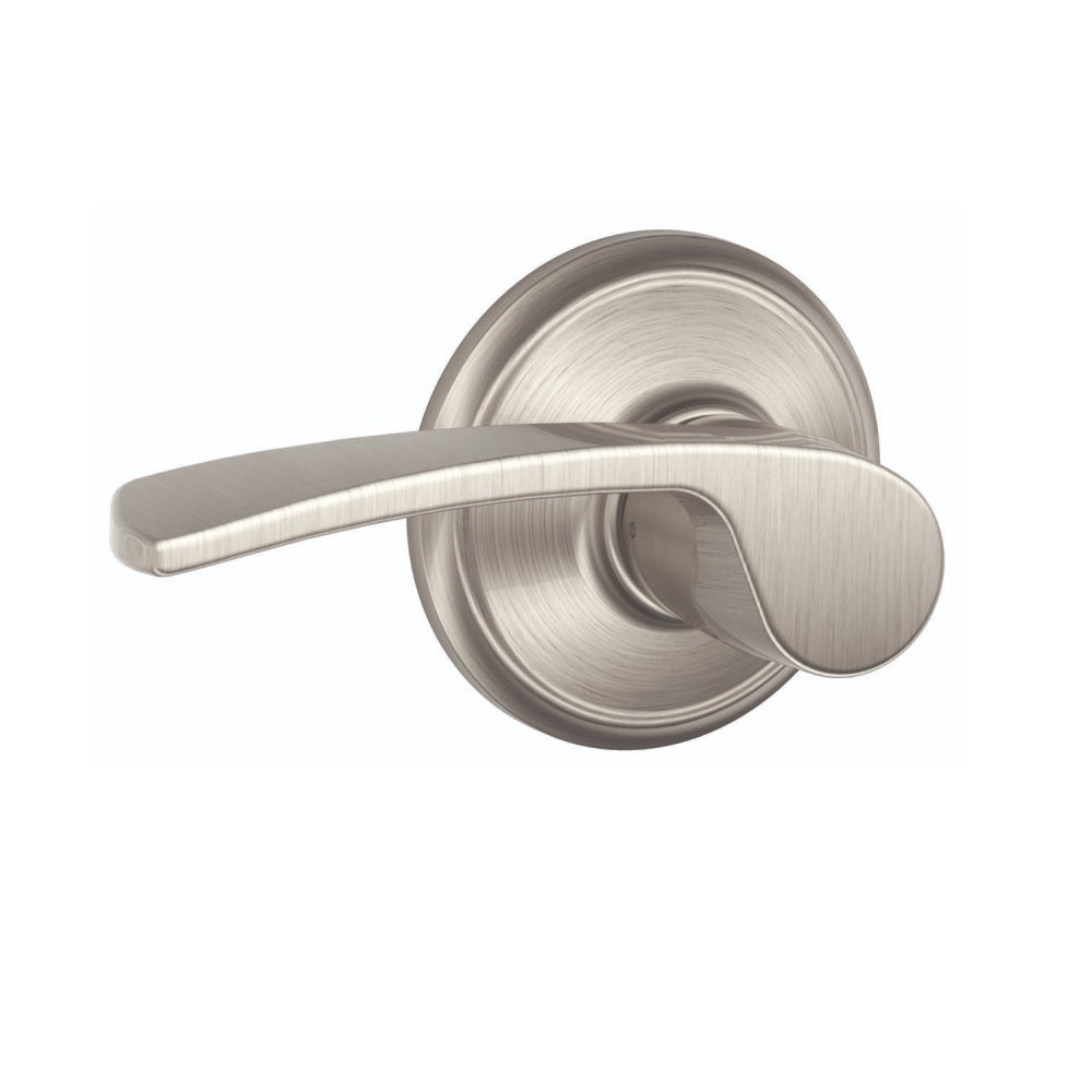 Schlage F10VMER619 F Series Passage Lever, Satin Nickel