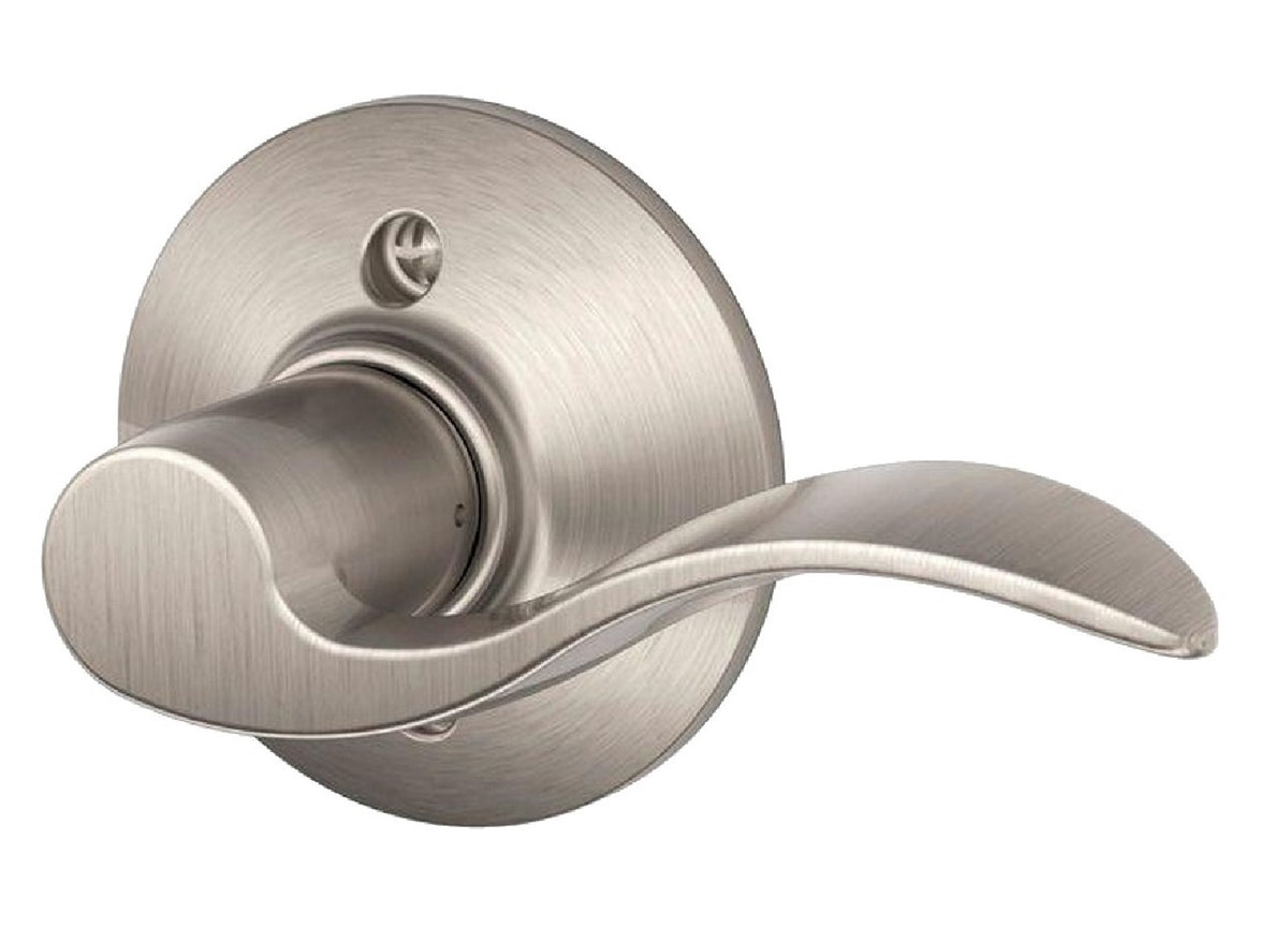 Schlage F170ACC619RH Accent Right Hand Dummy Lever, Satin Nickel