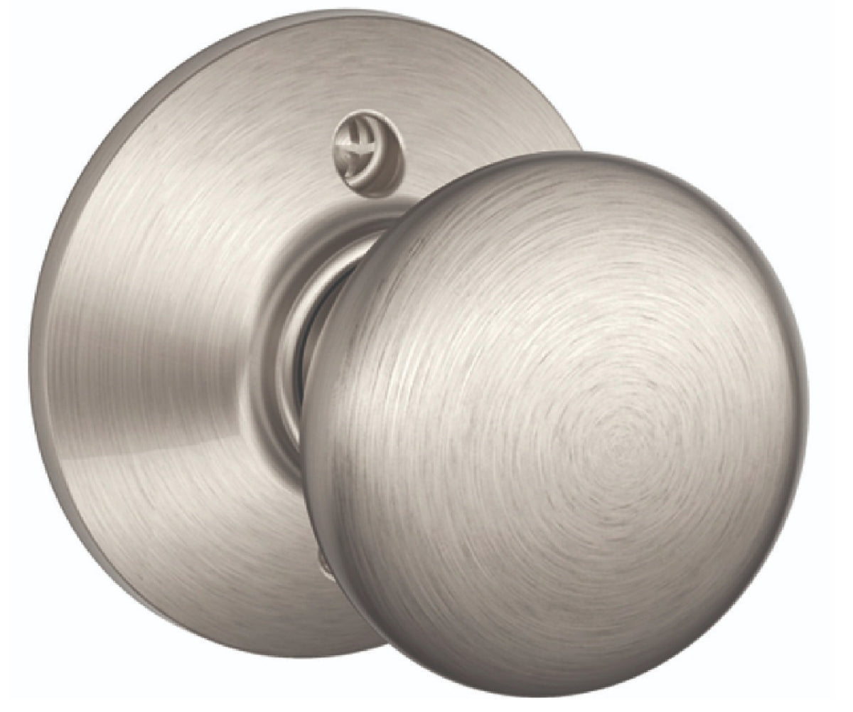 Schlage F170PLY619 Dummy Knob Plymouth, Satin Nickel, 2-9/16 Inch