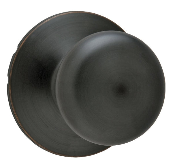 Schlage F170PLY 716 Plymouth Dummy Knob, Aged Bronze