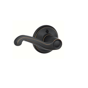 Schlage F170V FLA 716 LH Flair Left Handed Dummy Lever, Aged Bronze