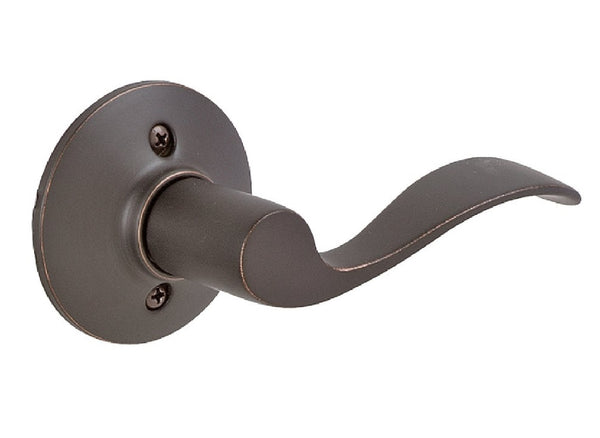 Schlage F170VACC716RH Accent Right Hand Single Dummy Lever, Aged Bronze