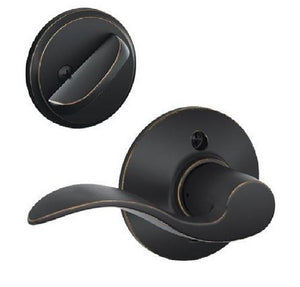 Schlage F59 ACC 716LH Trim Interior Accent Handleset, Aged Bronze