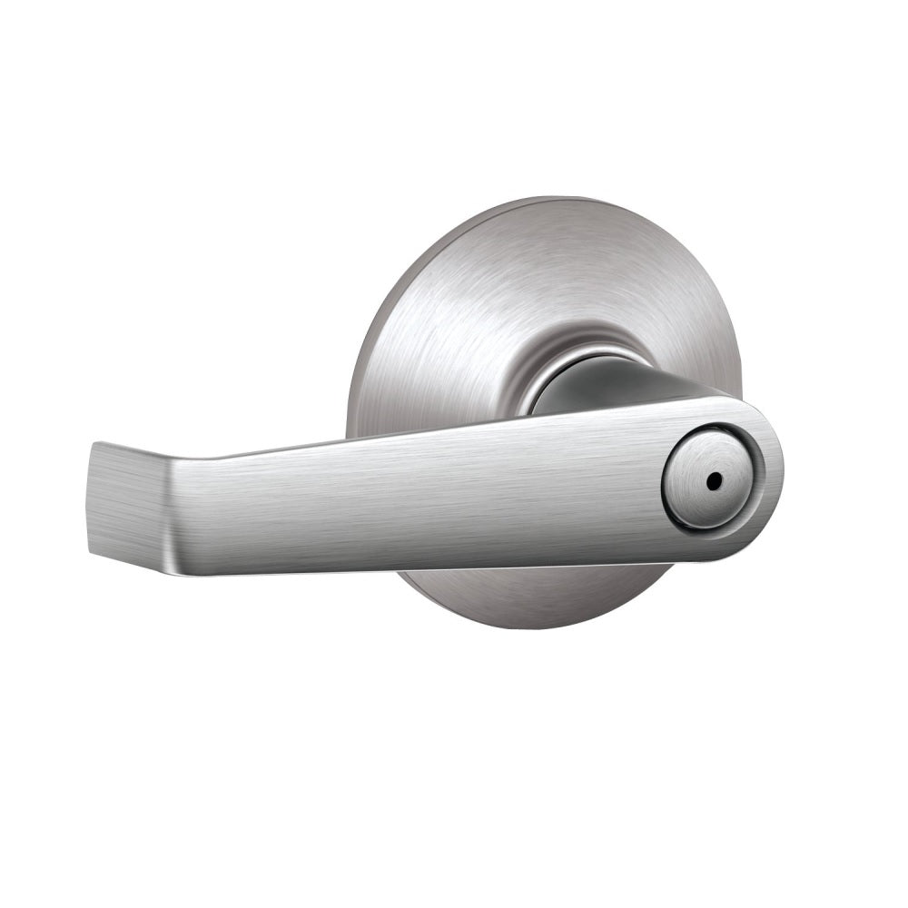 Schlage F40CSVELA626 Elan Design Privacy Lockset Lever, Satin Chrome
