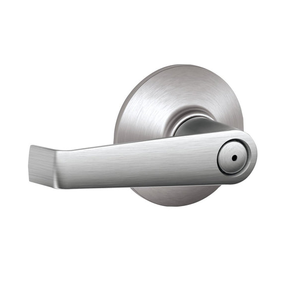 Schlage F40CSVELA626 Elan Design Privacy Lockset Lever, Satin Chrome