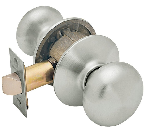 Schlage F40CSVORB626 Orbit Design Privacy Lockset Knob, Satin Chrome