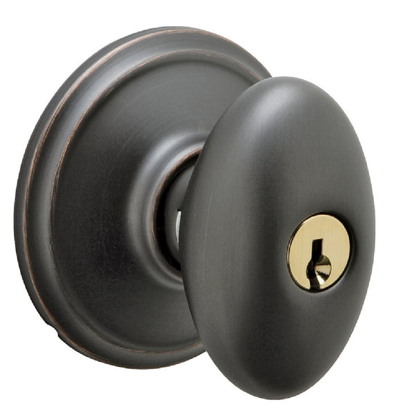 Schlage F51VSIE716 Siena Entry Knob, Aged Bronze