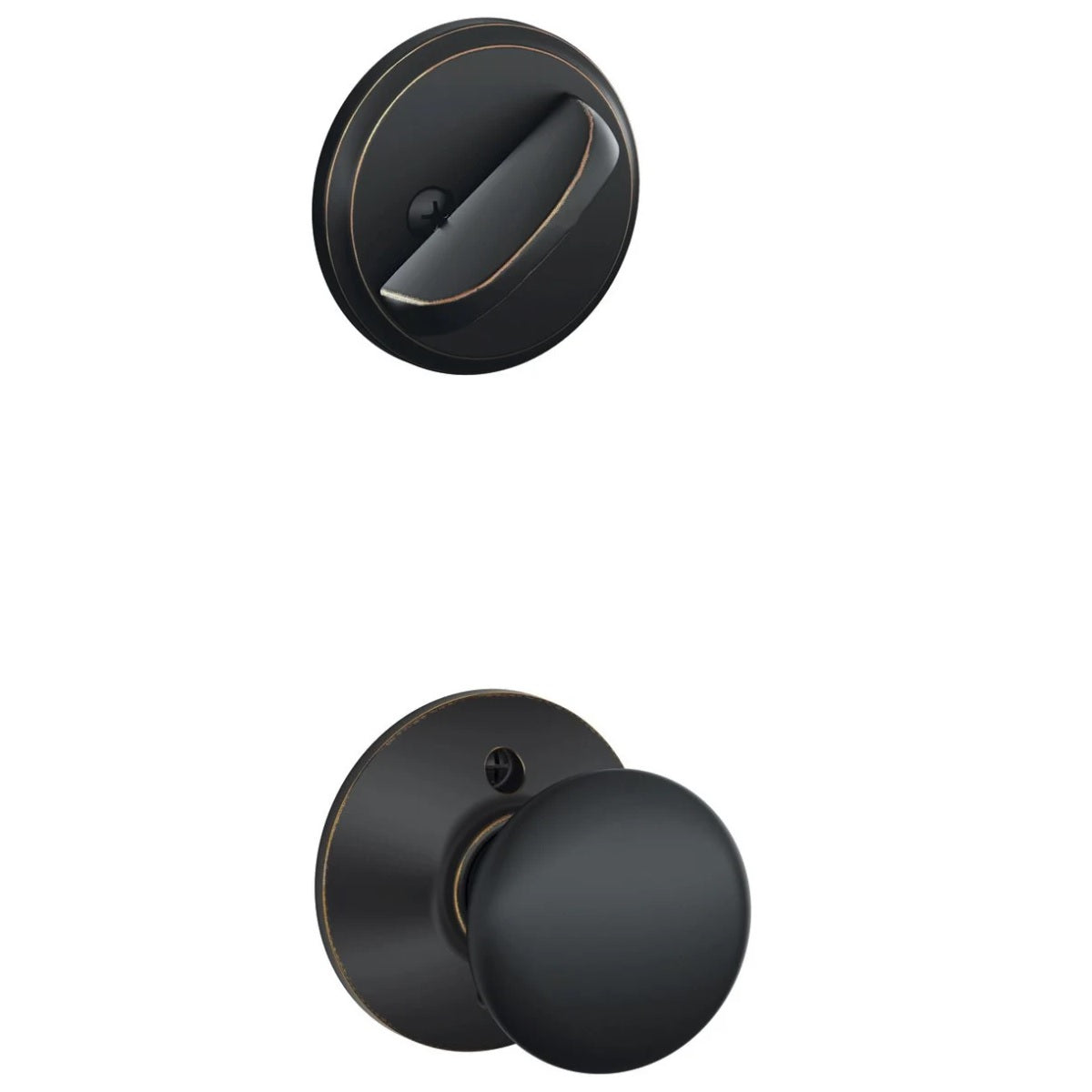 Schlage F59PLY716 F Series Interior Pack, Aged Bronze