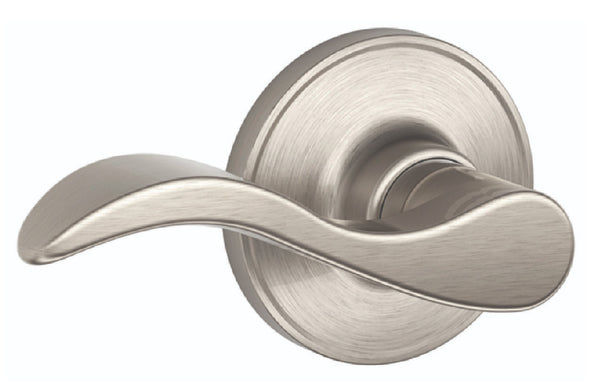 Schlage J10SEV619 Seville Hall and Closet Lever, Satin Nickel