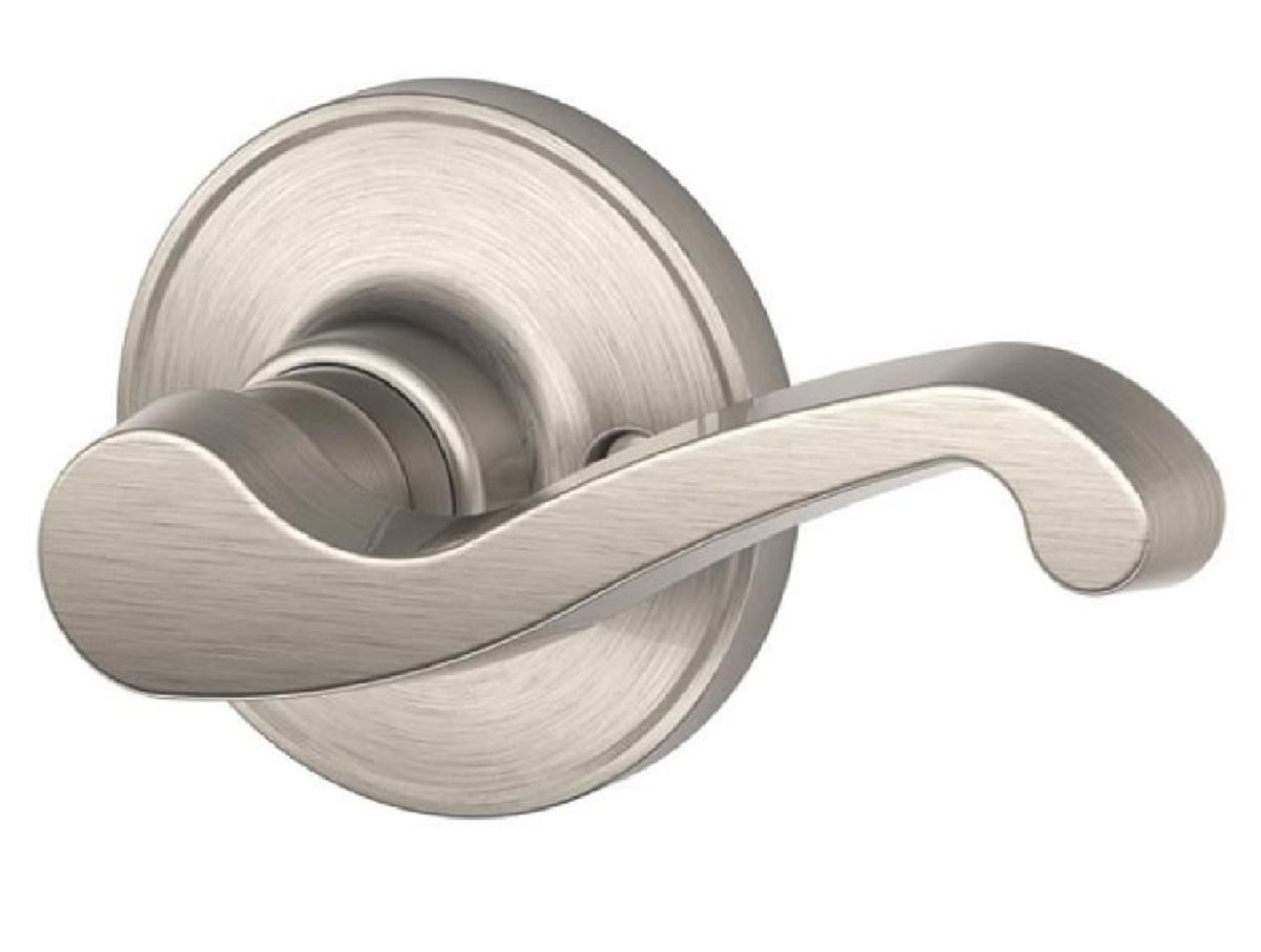 Schlage J170LAS619RH Single Dummy Right Handed Lever, Satin Nickel