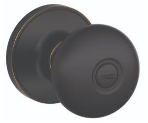 Schlage J170STR716 Stratus Decorative Inactive Trim Knob, Aged Bronze