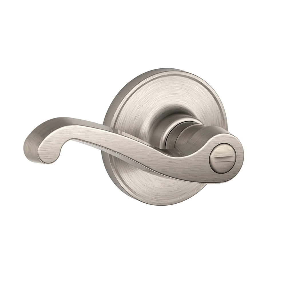 Schlage J40LAS619 J-Series LaSalle Privacy Lever Lockset, Satin Nickel