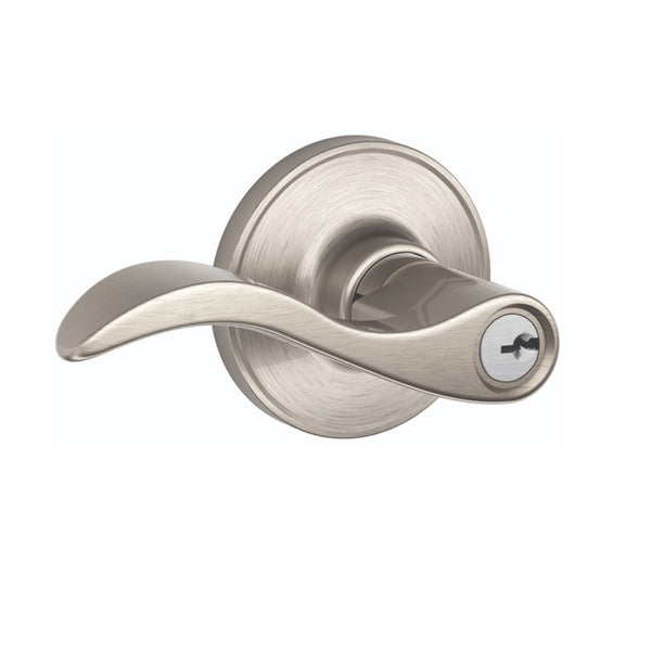 Schlage J54SEV619 Seville Entry Lever, Brass, Satin Nickel