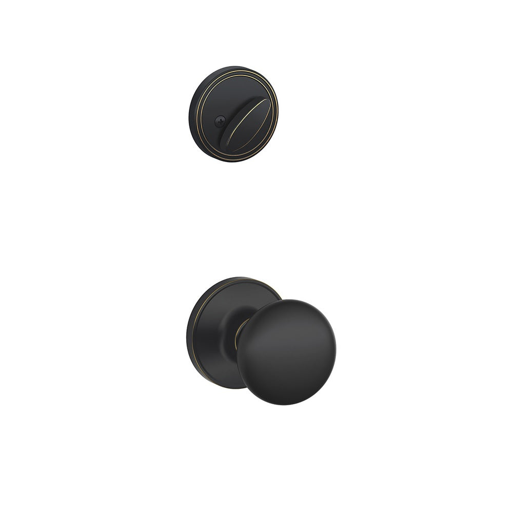 Schlage JH59 STR 716 J Series Stratus Handleset, Aged Bronze