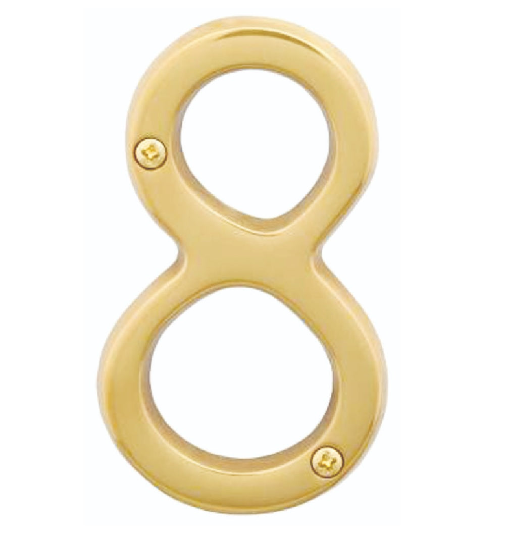 Schlage SC2-3086-605 #8 Traditional House Number, 4 Inch