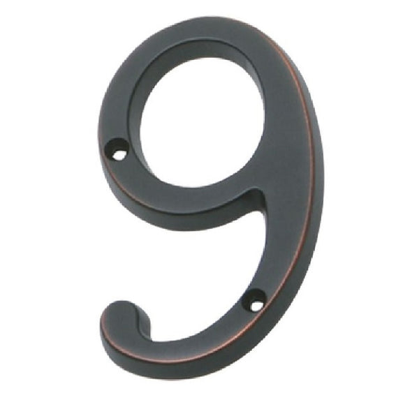 Schlage SC2-3096-716 Classic House Number #9, Aged Bronze, 4 Inch