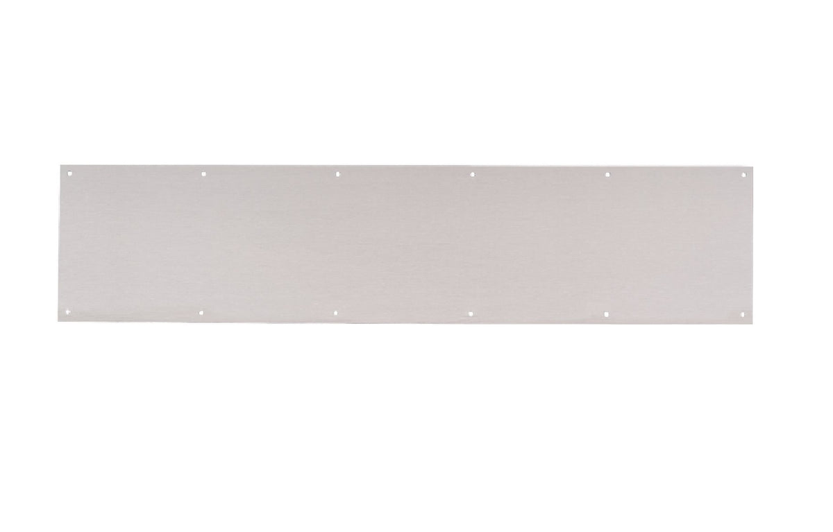 Schlage SC8400PA28 8X34 Aluminum Kick Plate, 8" x 34"