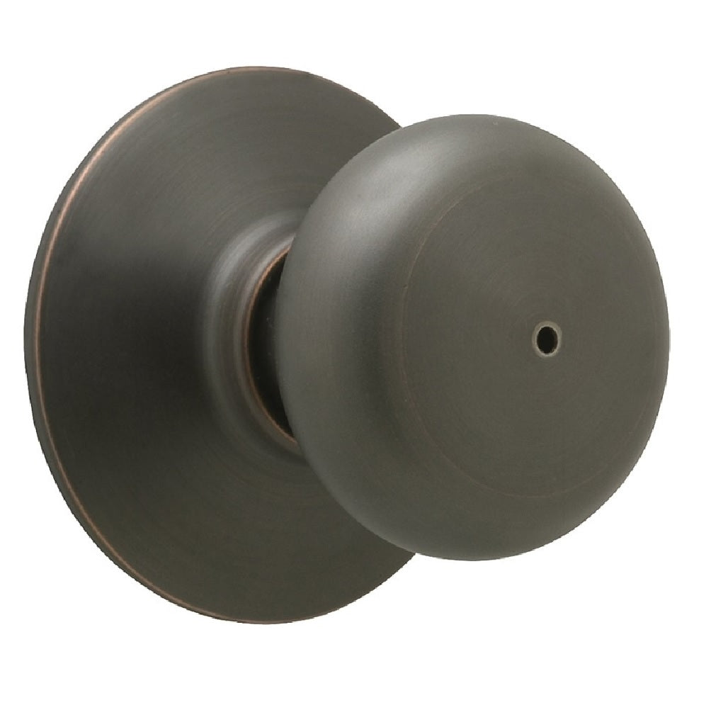 Schlage Lock F40 PLY 613 Plymouth Privacy Knob Locksets, Bronze
