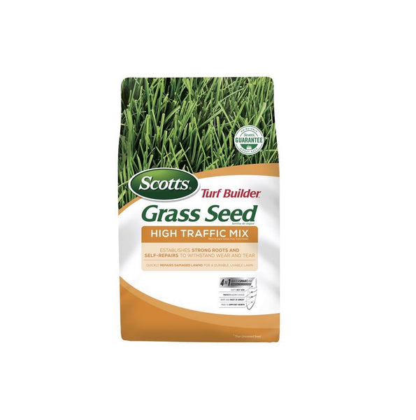 Scotts 18354 Turf Builder High Traffic Mixed Sun or Shade Grass Seed, 3 lb