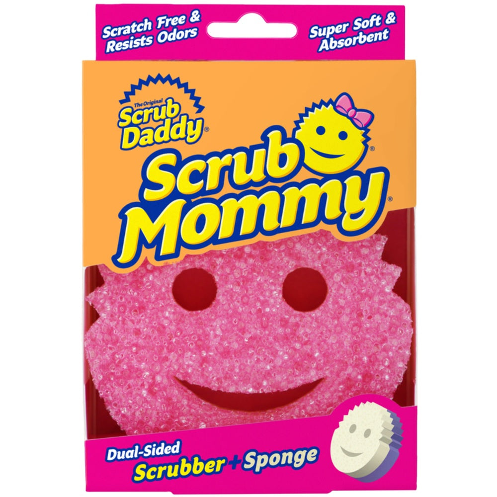 Scrub Daddy SM2016I Scrub Mommy Heavy Duty Scrubber Sponge, Pink