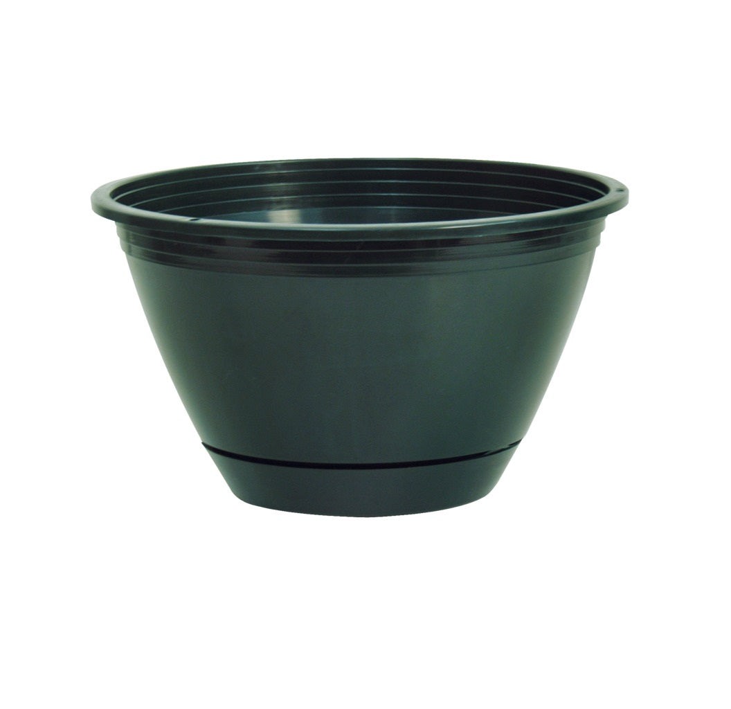 Southern Patio EE1025OG Hanging Basket Planter, 10 Inch, Olive Green