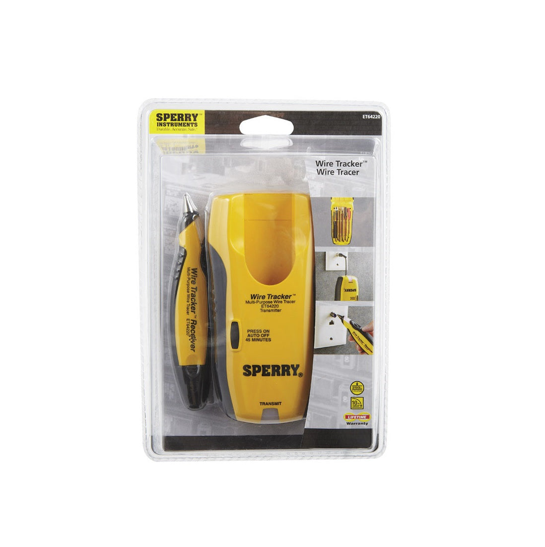 Sperry ET64220 LAN Tracker Kit, Black/Yellow