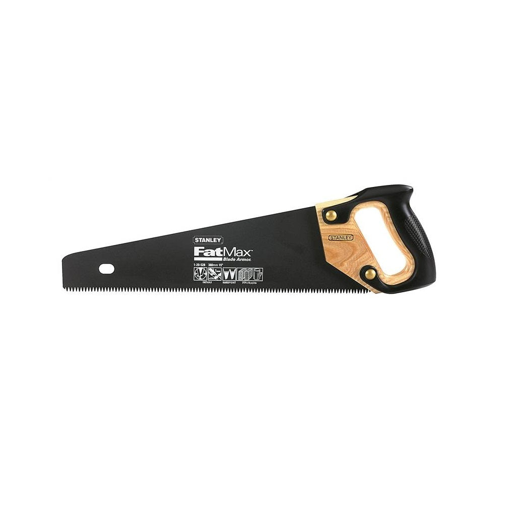 Stanley® 20-046 FatMax® Tri-Material Hand Saw with BladeArmor® Coating, 15"