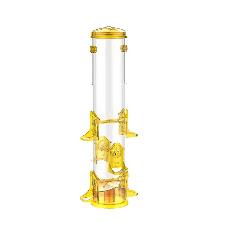 Stokes Select 38032 Jumbo Tube Finch Feeder, 6 Ports, Assorted Colors